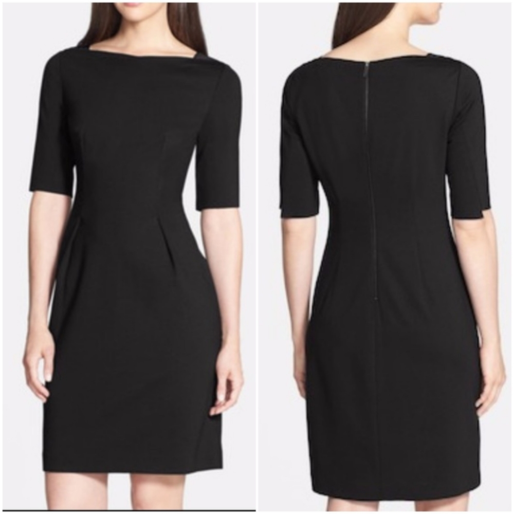 Elie Tahari "Hallie" Little Black Dress - Picture 1 of 10